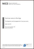 Nice Guidelines on Varicose Veins